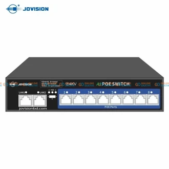 JVS-S10-8P-120W 6port AI POE Switch