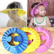 Baby Shower Cap Bath Visor Shower Wash Head Protection Hat Hair
