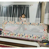 KidsSansar - Foldable & Portable Bed Lattice, Bed Guard, Bed Rail Guard For Baby Safety