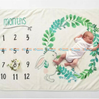 Baby Multiuse Milestone Month Mat & Blanket