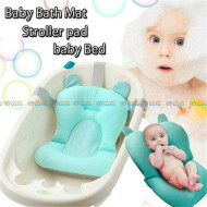 KidsSansar - Foldable Bathtub Seat Baby Float Bath Mat Seat Antiskid Bathing Bed Baby Shower Bath Pad