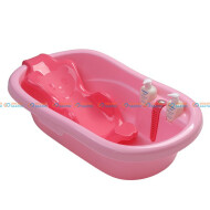 Baby Colorful Bathtub With Comfortable Seat & Shampoo Bottle + Water Tempreture Machine