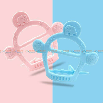 Baby Teether Infant Teething Toys Adjustable Stop Sucking Thumb Teether Silicone Baby Teether