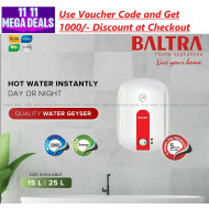 Baltra Spew Electric Water Heater(Geyser),25L with Remote and Digital Display