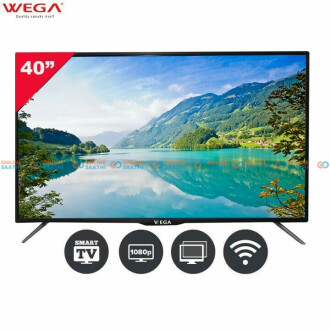 Wega 40 Inch Full Hd (1920X1080P) Led Smart TV Android 9.0 Wifi Tv, Double Glass Protection
