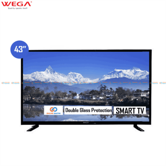 Wega 43'' Led Smart Android Tv, Double Glass Protection Android 11