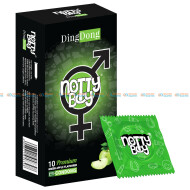 NottyBoy Extra Thin Green Apple Flavoured Condoms (Pack of 10)
