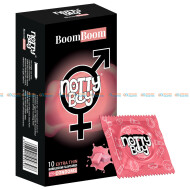 NottyBoy BoomBoom Extra Thin Bubblegum Flavoured Condoms (Pack of 10)
