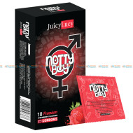 NottyBoy JuicyLucy Extra Thin Strawberry Flavoured Condoms (Pack of 10)
