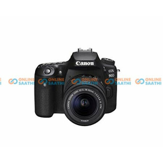 Canon Eos 90D Digital Slr Camera With Ef-S 18-55Mm F/3.5-5.6 Image Stabilisation Lens Kit (16 Gb Sd Card) - Black
