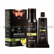 Bombay Shaving Beard Colour for Men (Brown Black) with Henna & Amla-60ml