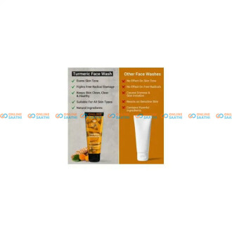 Bombay Shaving Company Turmeric Face Wash for Tan Removal - 100 gm