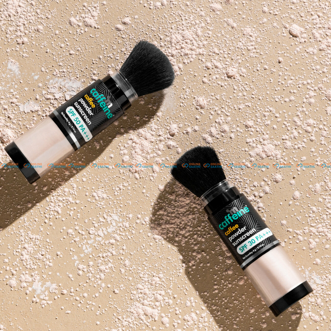 Mcaffeine Coffee Powder Sunscreen SPF 50 4g