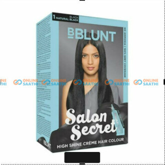 Bblunt Salon Secret High Shine Crème Hair Colour Black Natural Black 108 g