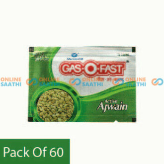 Mankind GAS-O-FAST Active Ajwain (Pack of 60)