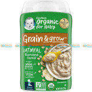 Gerber Organic Oatmeal Banana Cereal, 2nd Foods, 8 oz (227 g)