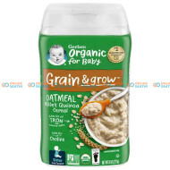 Gerber Organic Oatmeal Cereal, Millet Quinoa, 2nd Food, 8 oz (227 g)
