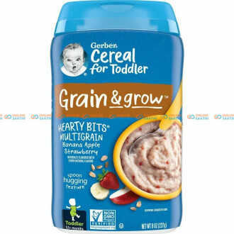 Gerber, Hearty Bits, MultiGrain Cereal, 12+ Months, Banana, Apple, Strawberry, 8 oz (227 g)