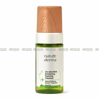 Nature Derma 3% AHA+BHA Exfoliating Foaming Cleanser, 100ml