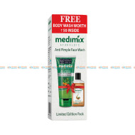 Medimix Anti Pimple Face Wash 100ml With Free Body Wash 40ml
